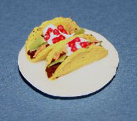 Dollhouse Miniature Tacos